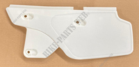 White left side cover XR250R 1986 to 94, XR600R 1987